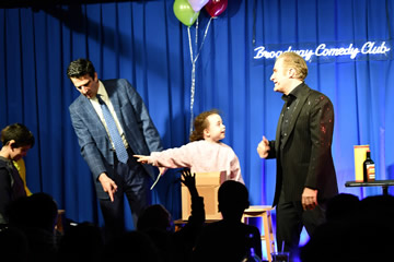 Jim Vines and Carl Mercurio at Broadway Magic Hour Family Friendly Illusion Show
