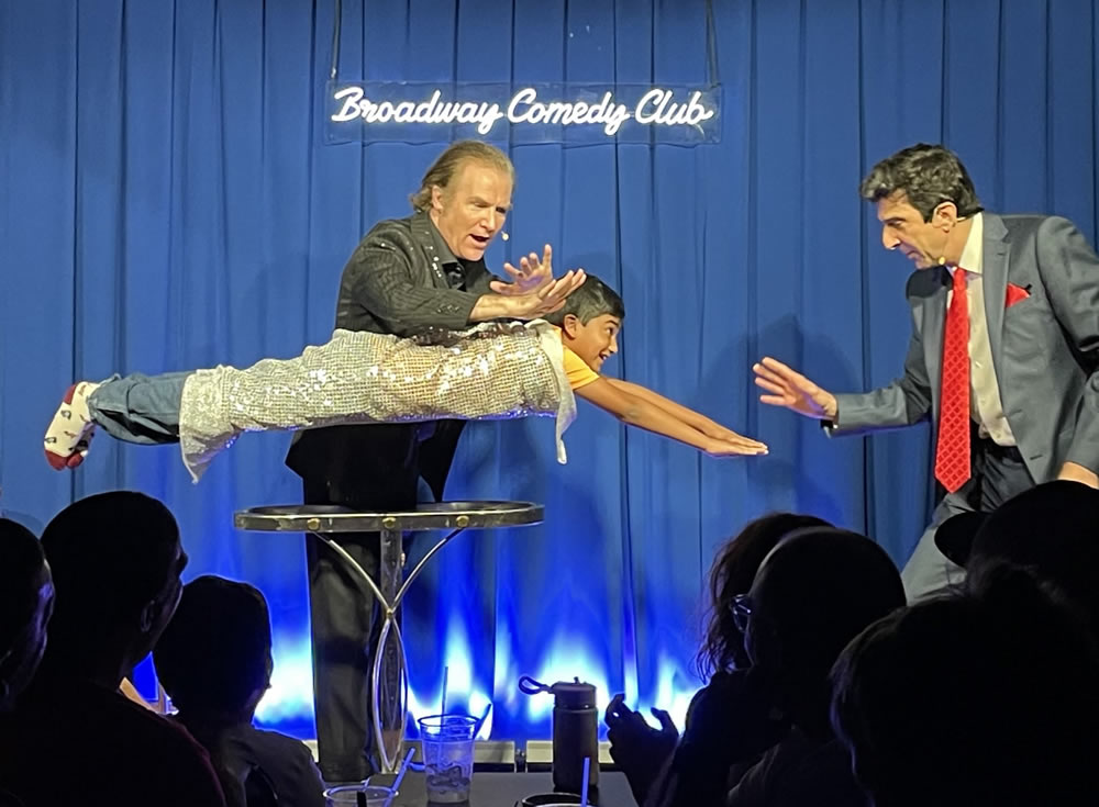 Times Square Family Magic Show Jim Vines Carl Mercurio Broadway Magic Hour NYC