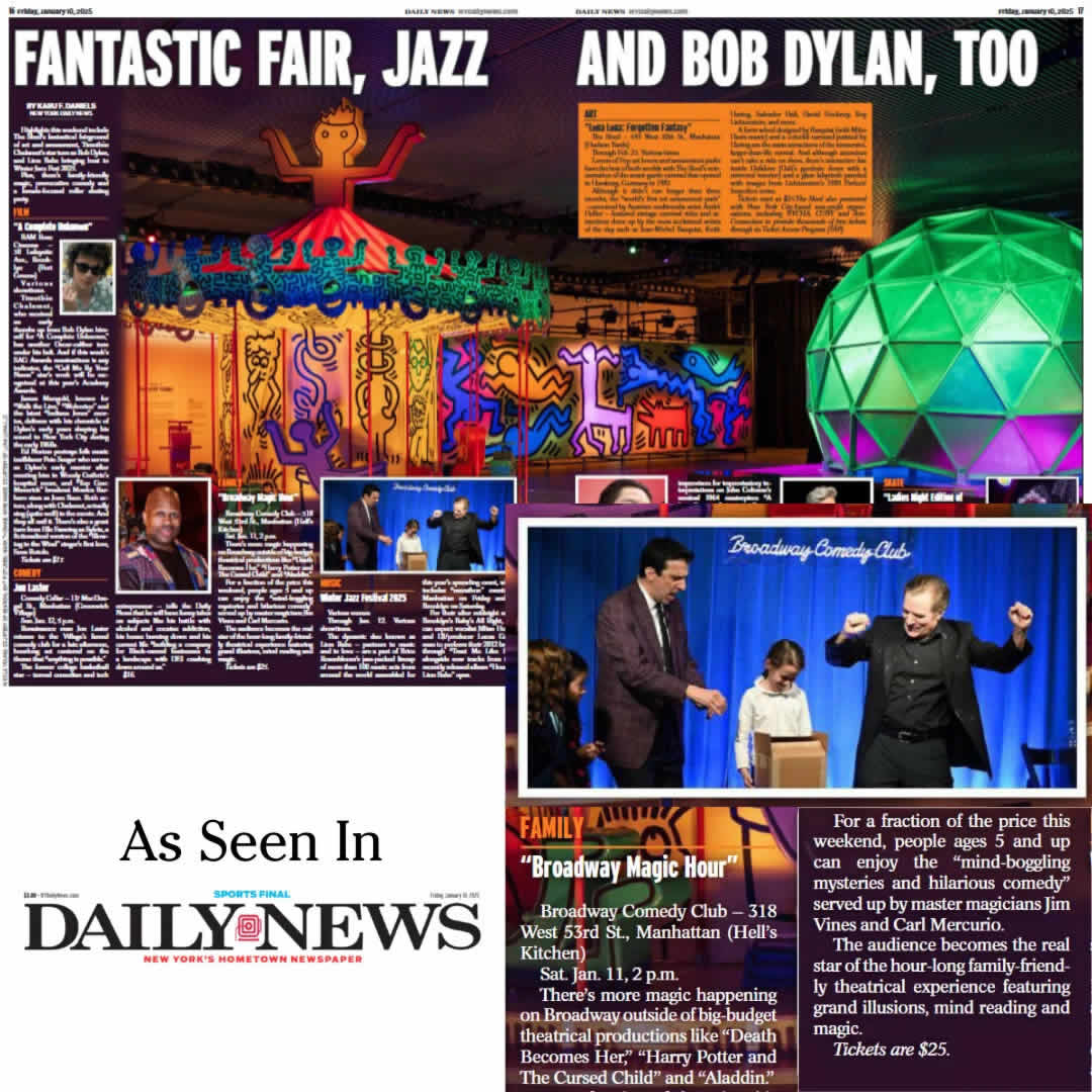 As Seen in Daily News Broadway Magic Hour 7 Things to Do 03202026