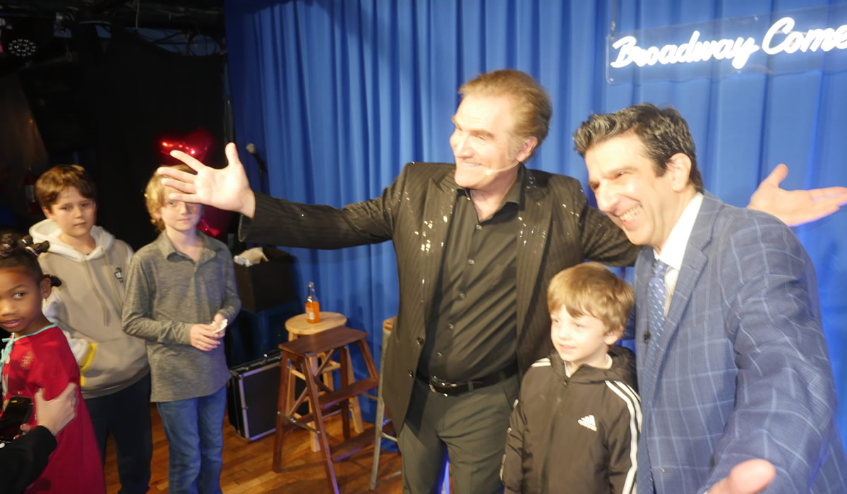 Broadway Magic Hour NYC Family Friendly Magic Show for All Ages with Jim Vines and Carl Mercurio